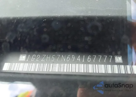 2009 Pontiac G6 Gt z USA, uszkodzony, nr VIN 1G2ZH57N694167777